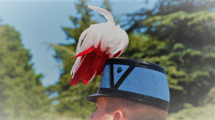 Shako et casoar de Saint-Cyrien, fête de trime 2012, La Flèche